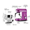 Picture of Karaca Mastermaid Chef Pro Dual-Arm Stand Mixer – Fushia Love 1750W