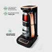 Karaca Çaysever Robotea Pro 4 in 1 Konuşan Otomatik Cam Çay Makinesi Su Isıtıcı ve Filtre Kahve Demleme Makinesi 2500W Black Copper. ürün görseli