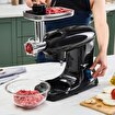 Karaca Multichef Stand Mikser Shiny Black Mutfak Şefi 1900W 5,5 Lt (Kıyma Çekme /Sucuk-Sosis/İçli Köfte Aparatlı). ürün görseli