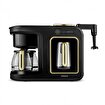 Picture of Karaca Hatır Plus Barista Steel 6-in-1 Talking Latte, Cappuccino & Ember Turkish Coffee Machine – Mineral Gold