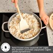 Karaca x Refika Birgül Swiss Crystal Creamy Metal 6 Parça Sahan Set Krem. ürün görseli