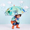 Picture of Milk&Moo Jungle Friends Windproof Umbrella for Kids, Easy Grip Handle