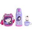 Picture of MILK&MOO Steel Kids Water Bottle with Bag Mermaid 550 ml/18.5 oz