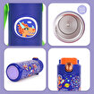Milk&Moo Çelik Çocuk Matarası Ponix 420 ml. ürün görseli