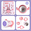 Milk&Moo Çelik Küçük Çocuk Matarası Çançin 360 ml. ürün görseli