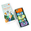 Milk&Moo Jungle Friends Çocuk 5'li Çorap Seti, Beden 27-30, Yumuşak ve Dayanıklı Kumaş. ürün görseli