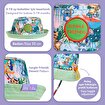 Milk&Moo Jungle Friends Ayarlanabilir Bebek Yazlık Şapkası 0-18 Ay. ürün görseli