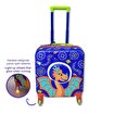 Picture of Milk&Moo Colorful Lighted Wheeled Rickshaw Kids Suitcase with 3D Ponix Design