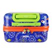 Picture of Milk&Moo Colorful Lighted Wheeled Rickshaw Kids Suitcase with 3D Ponix Design