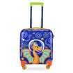 Picture of Milk&Moo Colorful Lighted Wheeled Rickshaw Kids Suitcase with 3D Ponix Design