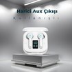 Moodix KI23K49 Bluetooth Kulakiçi Kulaklık Beyaz LCD Ekranlı. ürün görseli