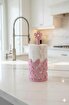 Picture of Mayer  Decorative Floral Paper Towel Holder Pink