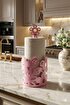 Picture of Mayer  Decorative Floral Paper Towel Holder Pink