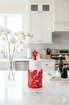 Picture of Mayer Decorative Floral Paper Towel Holder Red