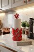Picture of Mayer Decorative Floral Paper Towel Holder Red