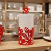 Picture of Mayer Decorative Floral Paper Towel Holder Red