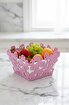 Picture of Mayer Decorative Floral Bread Basket Pink
