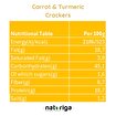 Picture of Naturiga Gluten Free Turmeric & Carrot Crackers (40 Gr)