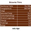 Picture of Naturiga Gluten Free Brownie Thins (40 Gr)