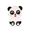 Ogi Mogi Toys Silikon Beyaz Panda Omuz Çantası. ürün görseli