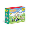 Ogi Mogi Toys Eğitici Bloklar Işıklı Yeşil Karavan 304 Parça, Lego Uyumlu Yapı Seti. ürün görseli