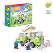 Ogi Mogi Toys Eğitici Bloklar Işıklı Yeşil Karavan 304 Parça, Lego Uyumlu Yapı Seti. ürün görseli