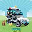Ogi Mogi Toys Eğitici Bloklar Işıklı Mavi Karavan 298 Parça, Lego Uyumlu Yapı Seti. ürün görseli