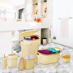 Picture of Plastart Ghiordes Laundry Set-7 Pcs Beige & Brown ( La-150 , La-530 , Ck-770 , Ba-375 ,La-610, La-245, Ba-245 )