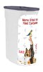 Picture of Pet Plastart Container Pet Food Matte Gray & Black  27 X 11,5 X 30  / 5,8 Lt  