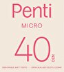 Penti Micro Külotlu Çorap Siyah 40 500-2 1 adet. ürün görseli