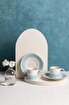 Picture of Porser Alya Light Blue Pure Coffee Set 4 Pieces