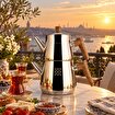 Picture of Serenk Traditional Turkish Tea Pot, 18/10 Stainless Steel, Rapid Boil Stove Top