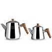 Picture of Serenk Traditional Turkish Tea Pot, 18/10 Stainless Steel, Rapid Boil Stove Top