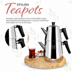 Picture of Serenk Definition Stainless Steel Tea Pot Set, 18-10 Stainless Steel Tea Kettle