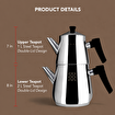 Picture of Serenk Definition Stainless Steel Tea Pot Set, 18-10 Stainless Steel Tea Kettle