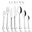 Serenk Paris Çelik Çatal Kaşık Bıçak Takımı 24 Parça, Premium 18/10 Paslanmaz Çelik. ürün görseli
