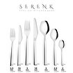 Serenk New York Çelik Çatal Kaşık Bıçak Takımı 24 Parça, Premium 18/10 Paslanmaz Çelik Malzeme . ürün görseli