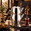 Serenk Excellence Mini Boy Çelik Çaydanlık 0,75 L Demlik, 1,5 L Suluk. ürün görseli