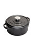 Picture of Sürel Cast iron round casserole     24 cm black