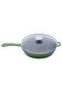 Picture of Sürel Cast iron glass lid  fry pan 28 cm green