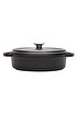 Picture of Sürel   Cast iron round shallow casserole   28 cm black