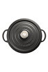 Picture of Sürel   Cast iron round shallow casserole   28 cm black