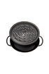 Picture of Sürel Cast iron oval casserole   23X29 cm black