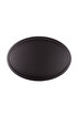 Picture of Sürel Cast iron oval serving plate  23X33 cm black