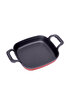 Picture of Sürel Cast iron square baking dish  16 cm   red