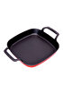 Picture of Sürel Cast iron square baking dish  22 cm   red