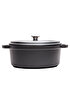 Picture of Sürel Cast iron round casserole     32 cm black