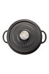 Picture of Sürel Cast iron round shallow casserole   24 cm black