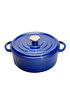Picture of Sürel Cast iron round casserole blue 28 cm