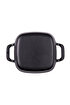Picture of Sürel Cast iron square baking dish  16 cm  black